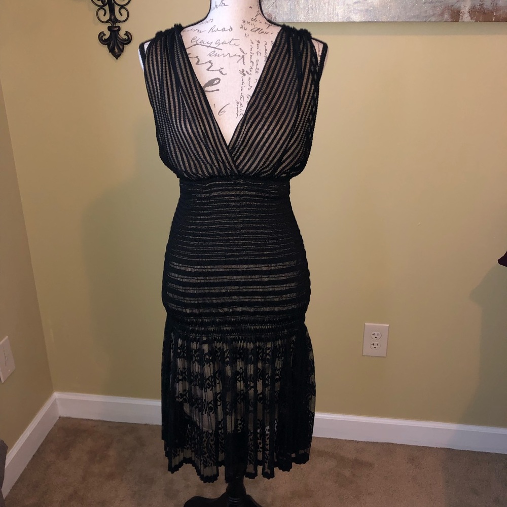 Msvp black lace dress